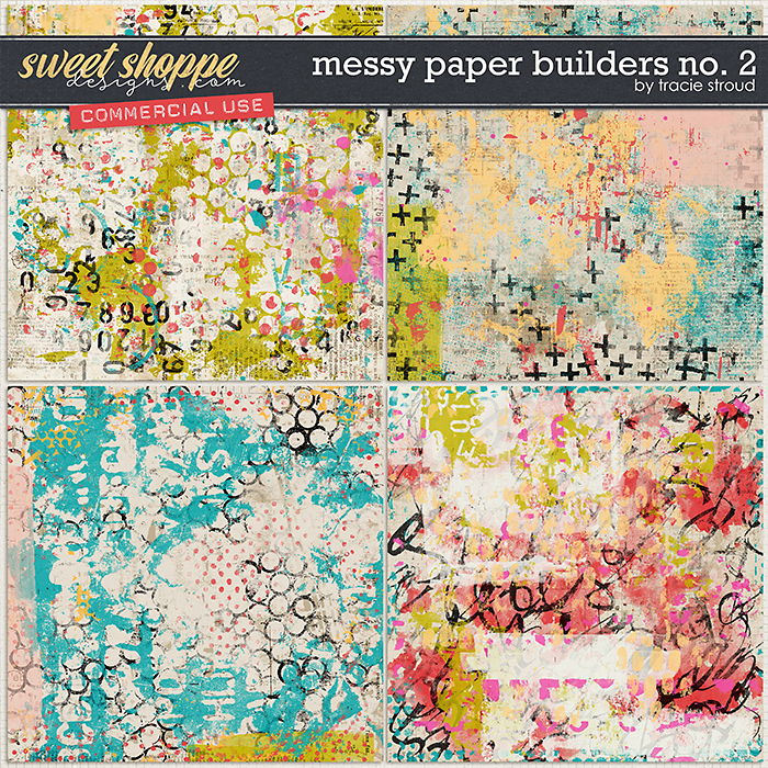 CU Messy Paper Builders no. 2 by Tracie Stroud