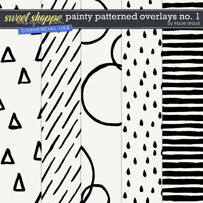 CU Painty Patterned Overlays no 1 by Tracie Stroud CU Painty Patterned Overlays no 1 by Tracie Stroud