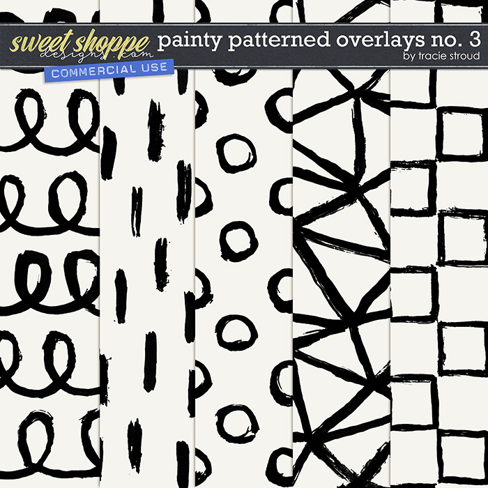 CU Painty Patterned Overlays no 3 by Tracie Stroud CU Painty Patterned Overlays no 3 by Tracie Stroud