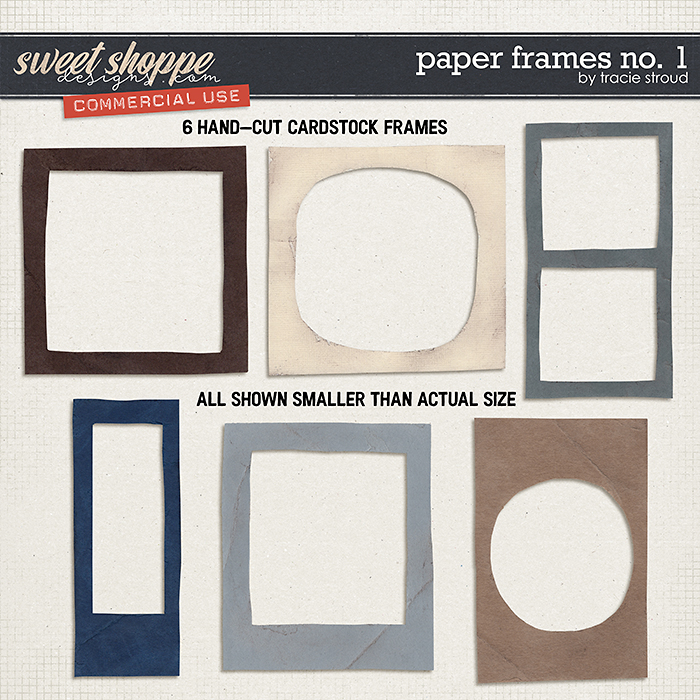 CU Paper Frames no. 1 by Tracie Stroud