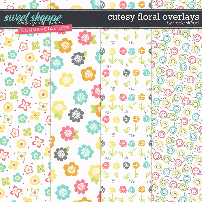 CU Cutesy Floral Overlays by Tracie Stroud CU Cutesy Floral Overlays by Tracie Stroud