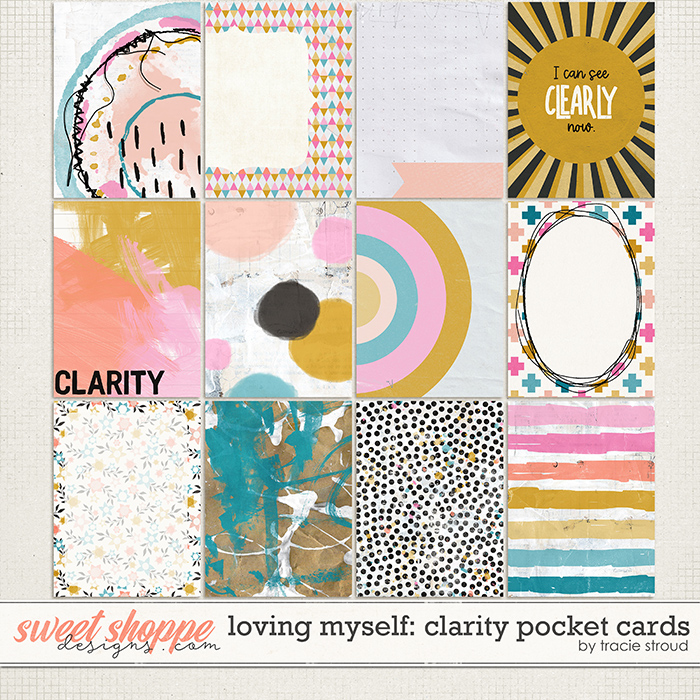 Loving Myself: Clarity Pocket Cards by Tracie Stroud