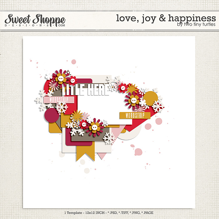 Love, Joy & Happiness by Two Tiny Turtles Love, Joy & Happiness by Two Tiny Turtles