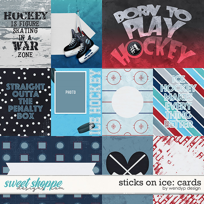 Sticks on ice - Cards by WendyP Designs