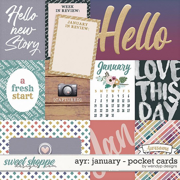 All year round: January - Pocket cards by WendyP Designs All year round: January - Pocket cards by WendyP Designs