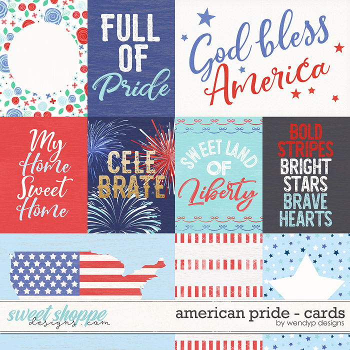 American pride - cards by WendyP Designs