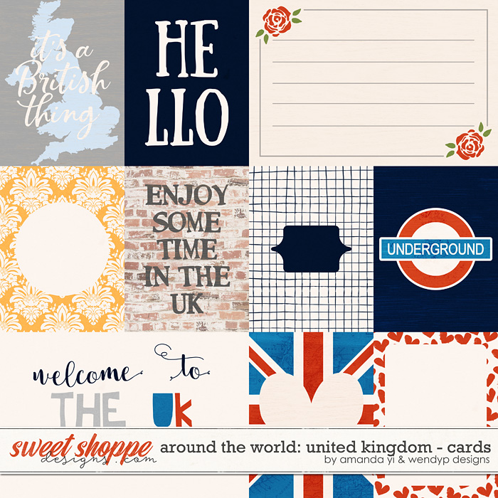Around the world: United Kingdom - Cards by Amanda Yi & WendyP Designs Around the world: United Kingdom - Cards by Amanda Yi & WendyP Designs