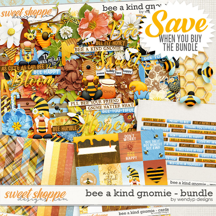 Bee a kind gnome - Bundle by WendyP Designs
