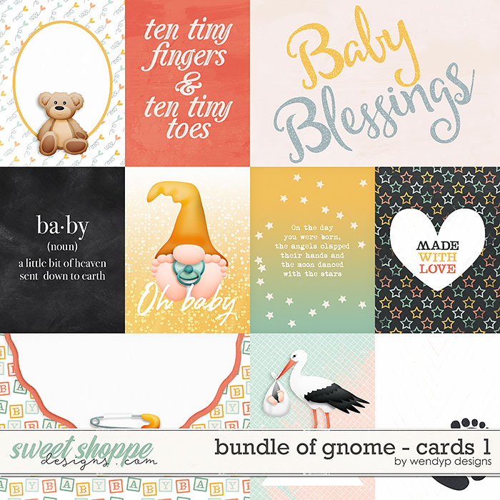 Bundle of gnome - Cards 1 by WendyP Designs Bundle of gnome - Cards 1 by WendyP Designs