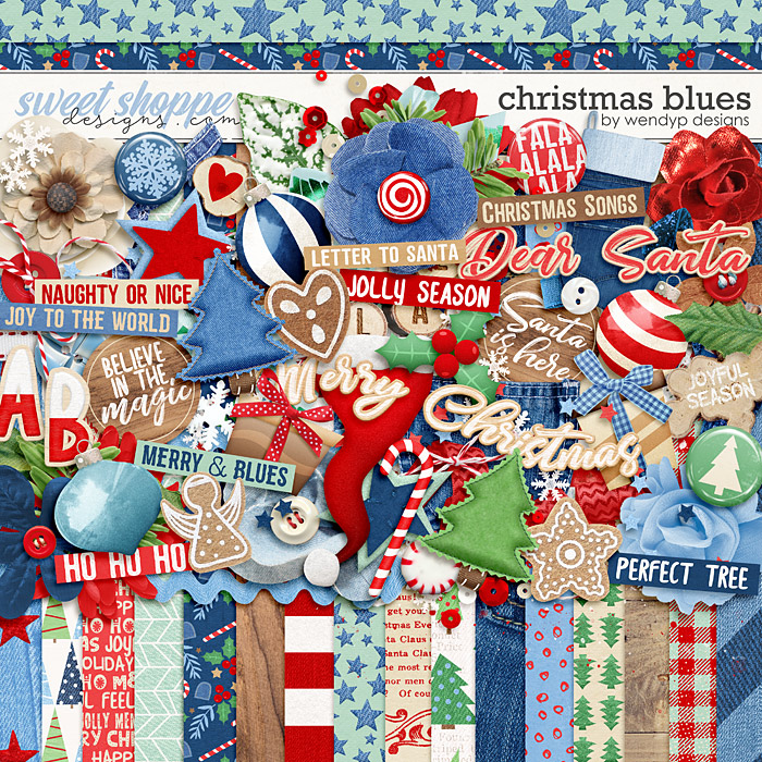 Christmas Blues by WendyP Designs