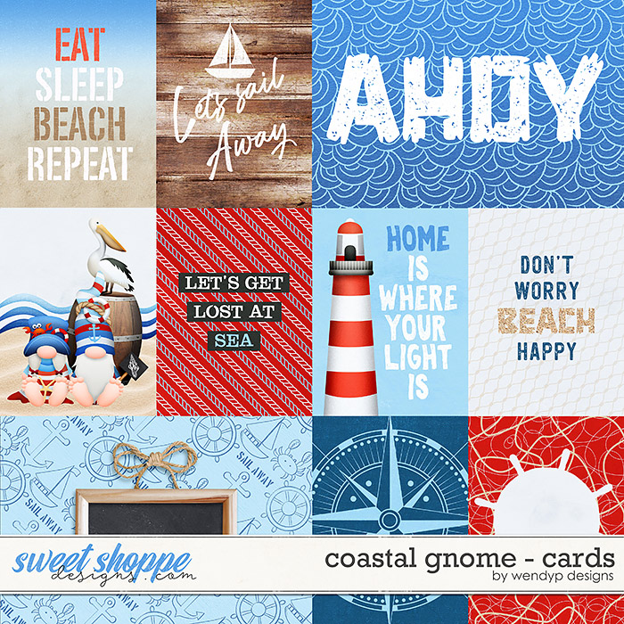 Coastal gnome - Cards by WendyP Designs Coastal gnome - Cards by WendyP Designs