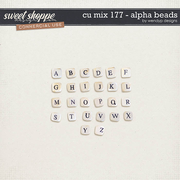 CU Mix 177 - alpha beads by WendyP Designs