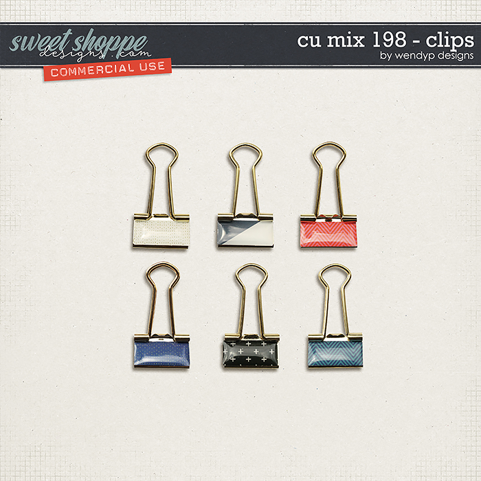 CU Mix 198 - clips by WendyP Designs 