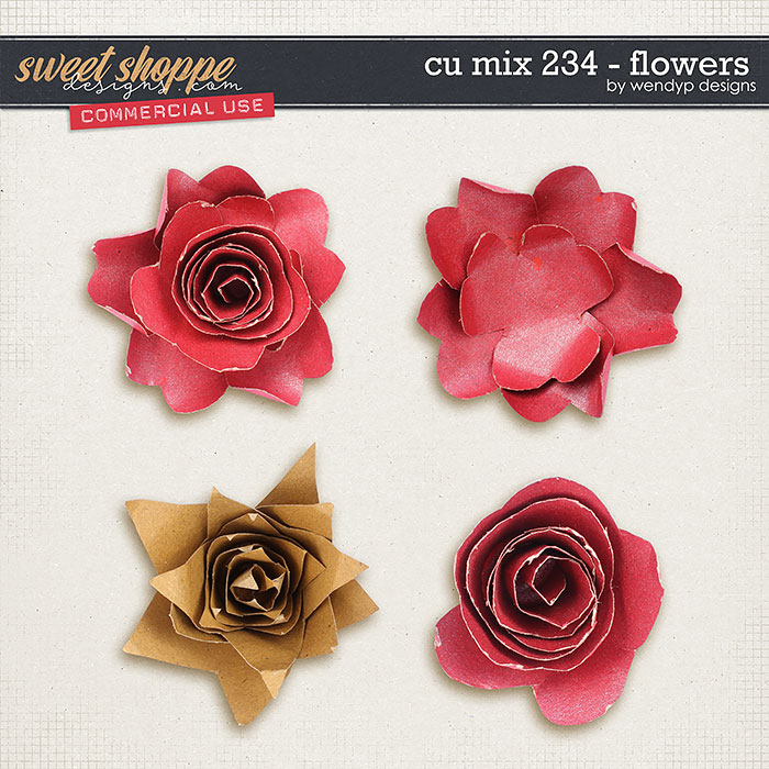 CU Mix 234 - Flowers by WendyP Designs