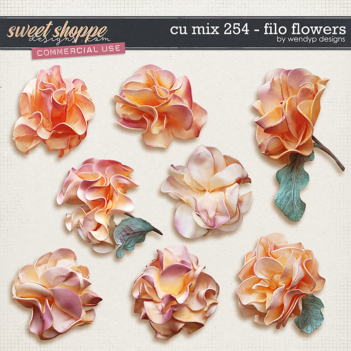 CU Mix 254 - filo flowers by WendyP Designs