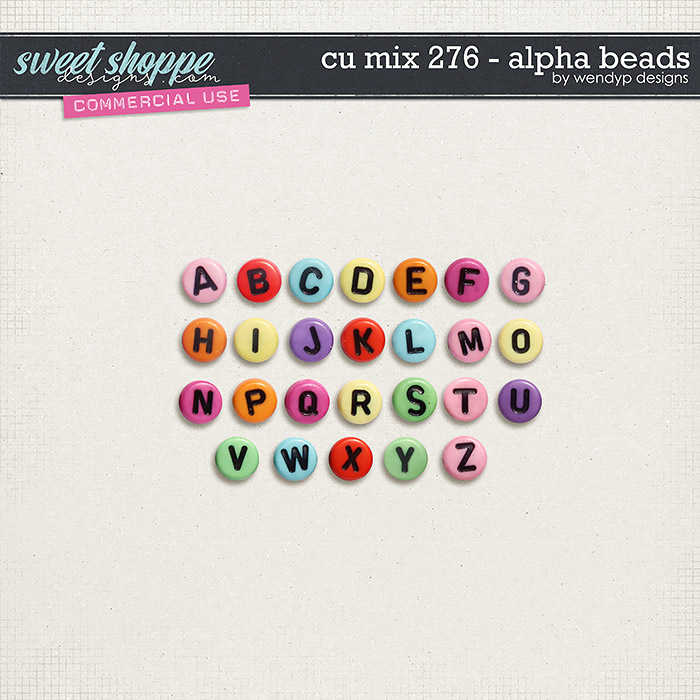 CU Mix 276 - Alpha Beads by WendyP Designs CU Mix 276 - Alpha Beads by WendyP Designs