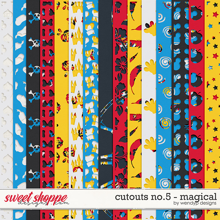 Cut outs No.5 - Magical by WendyP Design