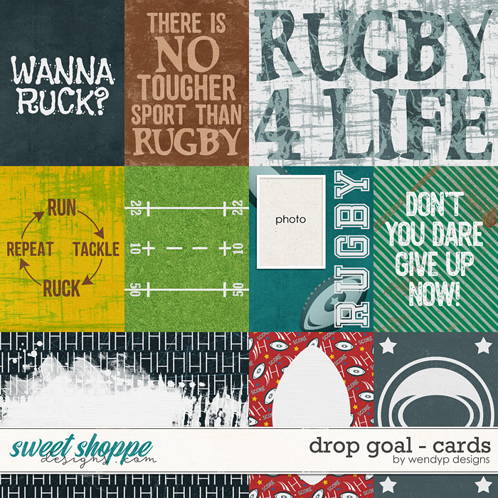 Drop goal - Cards by WendyP Designs