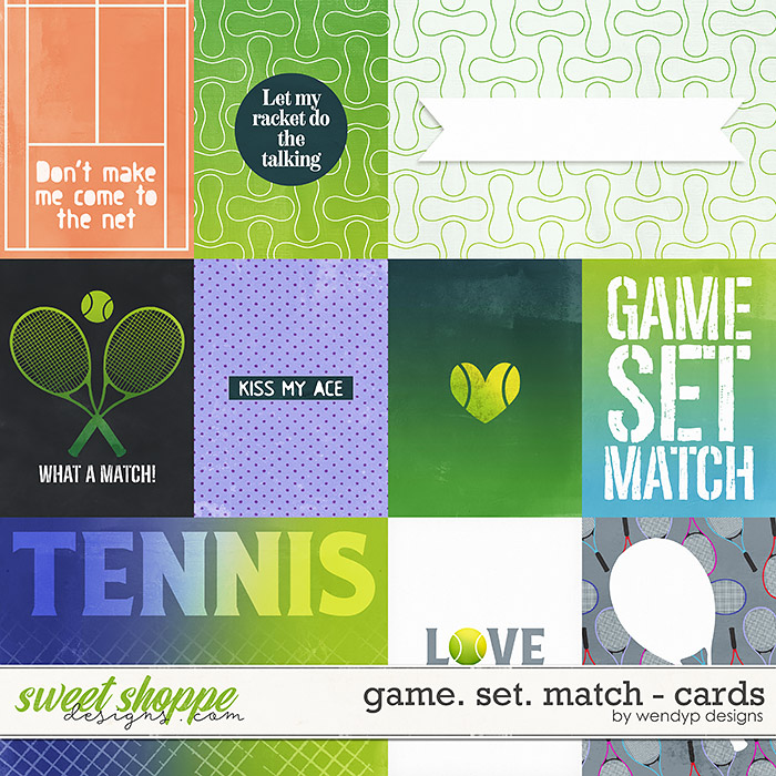 Game. Set. Match - Cards by WendyP Designs Game. Set. Match - Cards by WendyP Designs