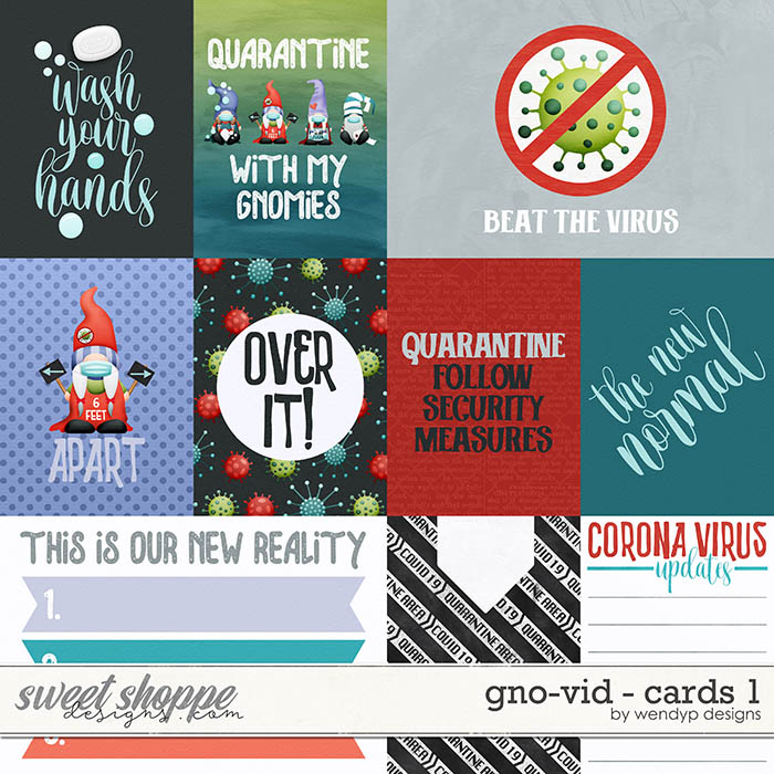 Gno-vid - Cards 1 by WendyP Designs Gno-vid - Cards 1 by WendyP Designs