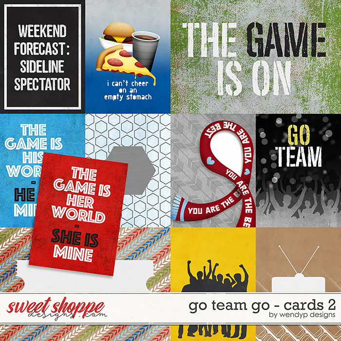 Go team go - cards 2 by WendyP Designs