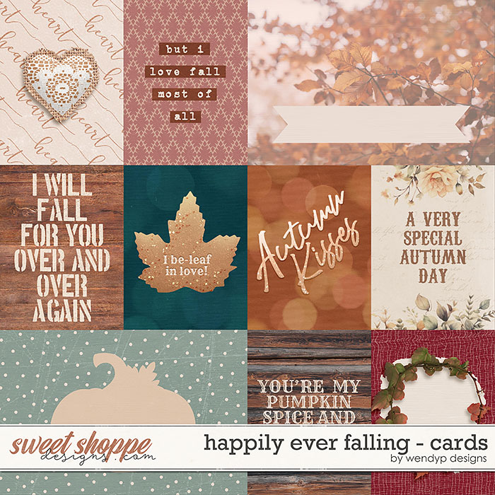 Happily ever falling - cards 1 by WendyP Designs