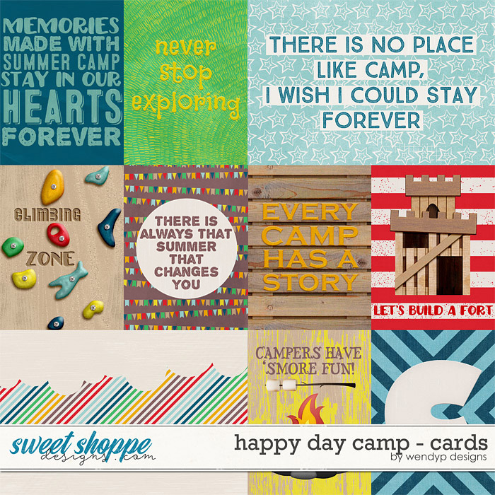 Happy day camp - cards by WendyP Designs