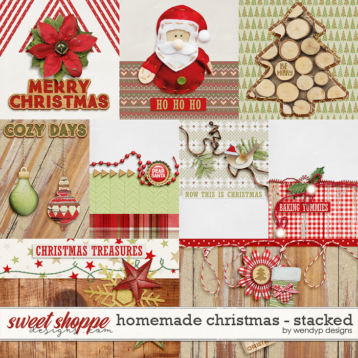Homemade Christmas - stacked Cards by WendyP Designs Homemade Christmas - stacked Cards by WendyP Designs