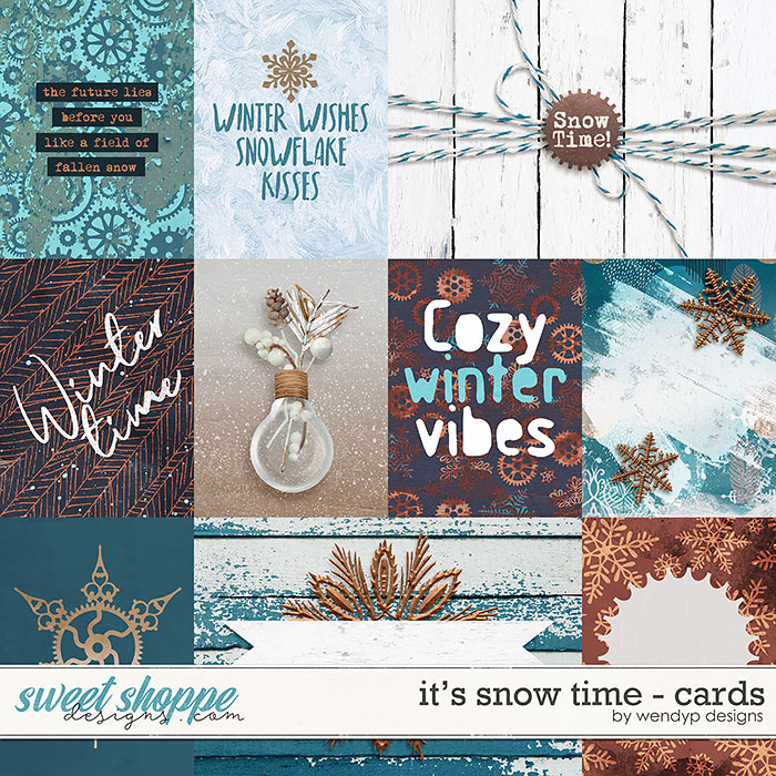 It's snow time - Cards by WendyP Designs