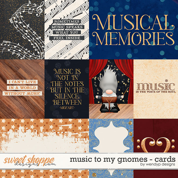 Music to my gnomes - Cards by WendyP Designs