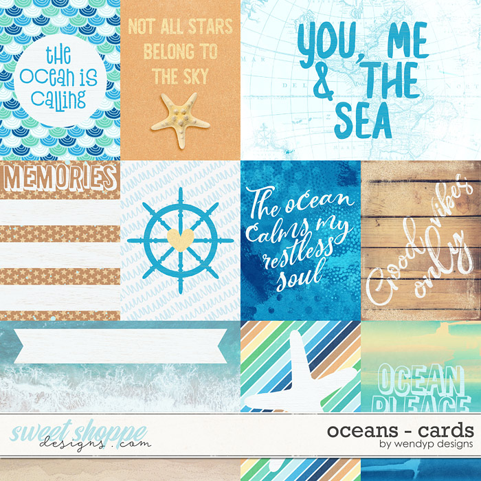 Oceans - cards by WendyP Designs Oceans - cards by WendyP Designs