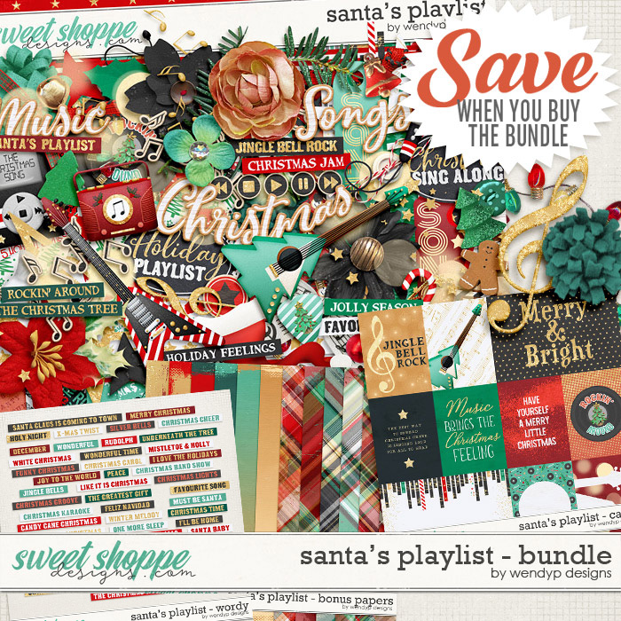 Santa's playlist - Bundle by WendyP Designs