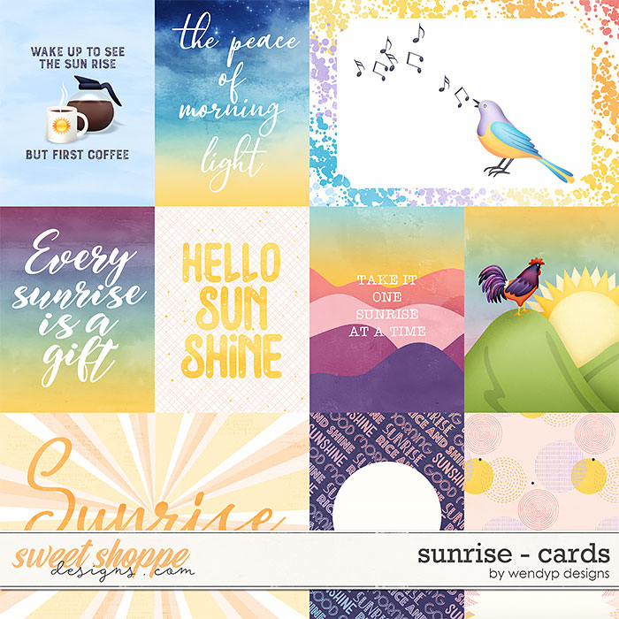 Sunrise - Cards by WendyP Designs