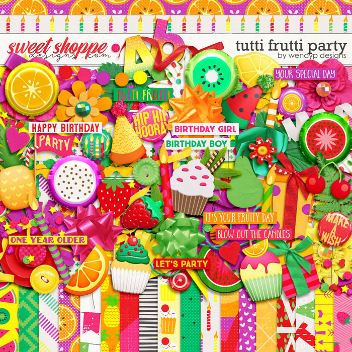 Tutti frutti party by WendyP Designs