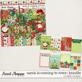 Santa is Coming to Town: Bundle by lliella designs