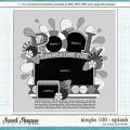 Cindy's Layered Templates - Single 100: Splash by Cindy Schneider