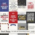 I'm With The {Marching} Band Cards by Traci Reed