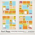 Everyday Moments Templates Vol.1 by Digital Scrapbook Ingredients