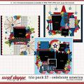 Cindy's Layered Templates - Trio Pack 27: Celebrate America by Cindy Schneider