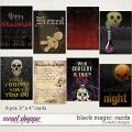 Black Magic: Cards by lliella designs