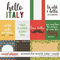 Around the world: Italy - Cards by Amanda Yi and WendyP Designs