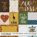 Out and About: At the Zoo Cards by Grace Lee