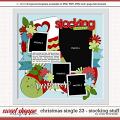 Cindy's Layered Templates - Christmas Single 23: Stocking Stuff by Cindy Schneider