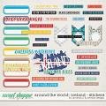 Around the world: Iceland - stickers by Amanda Yi & WendyP Designs