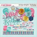 Scrap Simple: Birthday Elements by Janet Phillips