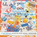 Around the world: Greece - Mixed Media by Amanda Yi & WendyP Designs