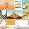 A Crisp Autumn | Cards by Digital Scrapbook Ingredients