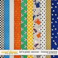 Let's Play: Soccer - Bonus Papers by Red Ivy Design