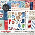 Easy Print: Christmas Blues by WendyP Designs