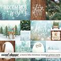 A Merry Little Christmas: Treetops Glisten Cards by Kristin Cronin-Barrow